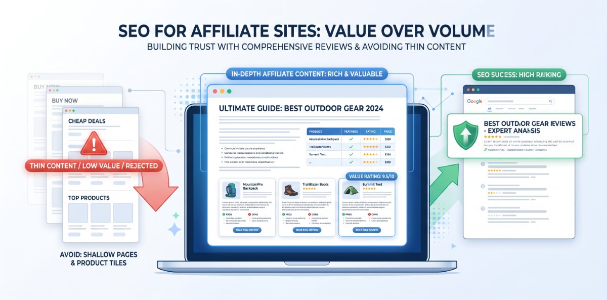SEO for Affiliate Sites - How to Avoid Thin Content and Penalties